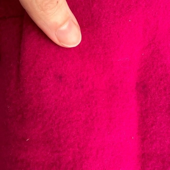 NWTKATE SPADE SATURDAY Wool Fuschia Buckle Over Ladies Mini Skirt, 4 - Picture 5 of 5